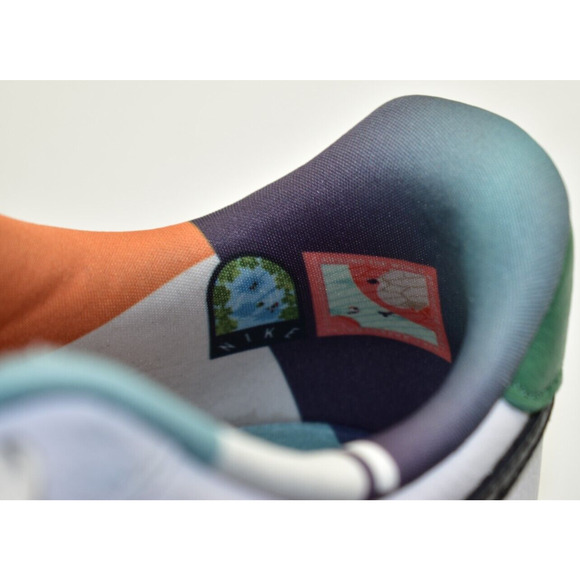 B5 Auth NIKE AIR FORCE 1 '07 LV8 EMB Wht/Malachite-Pearl Shoes DM0109-100 Size 9 - Picture 11 of 11